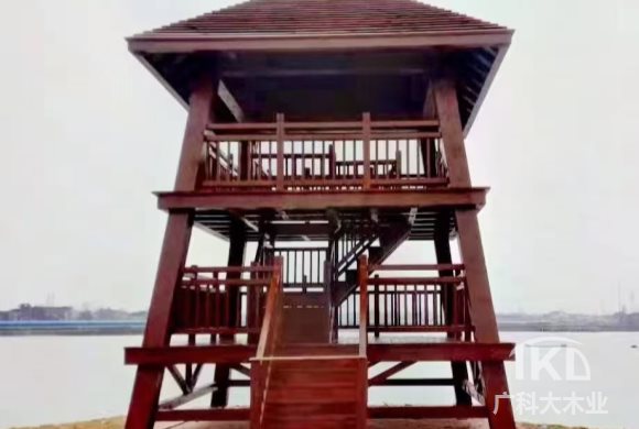 防腐木瞭望塔建造案例